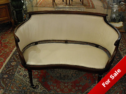 edwardian mahogany sofa